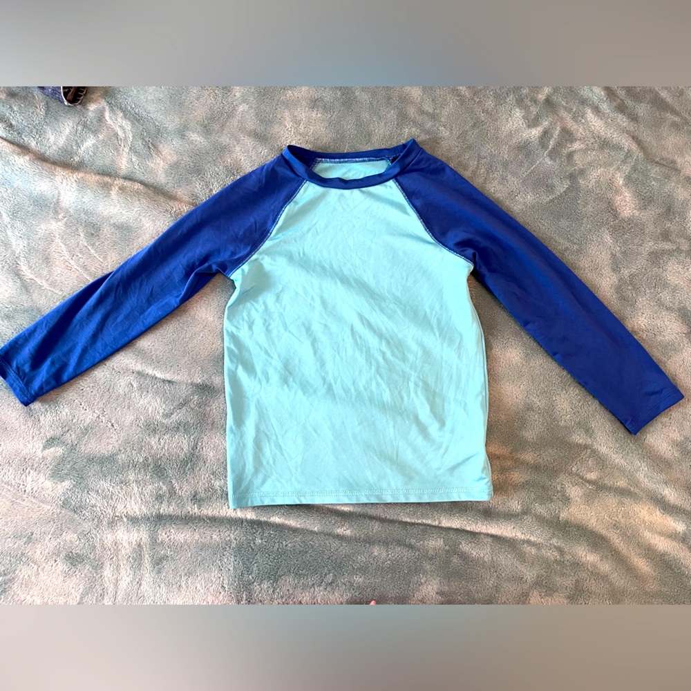 Boys toddler surfer boy rashguard blue 5t